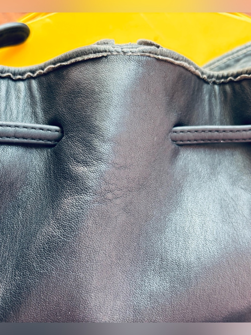 Vintage Coach Purse 9165 Legacy Black Leather Bucket Bag - Picture 6 of 11
